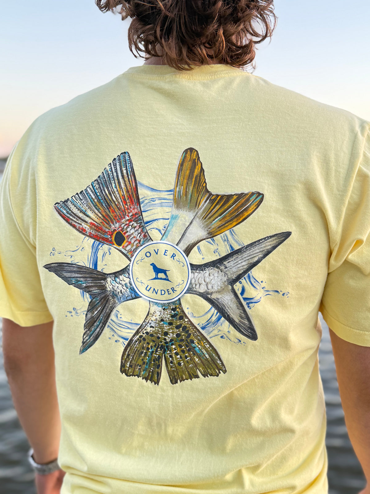 S/S Fish Ring T-Shirt Sunshine