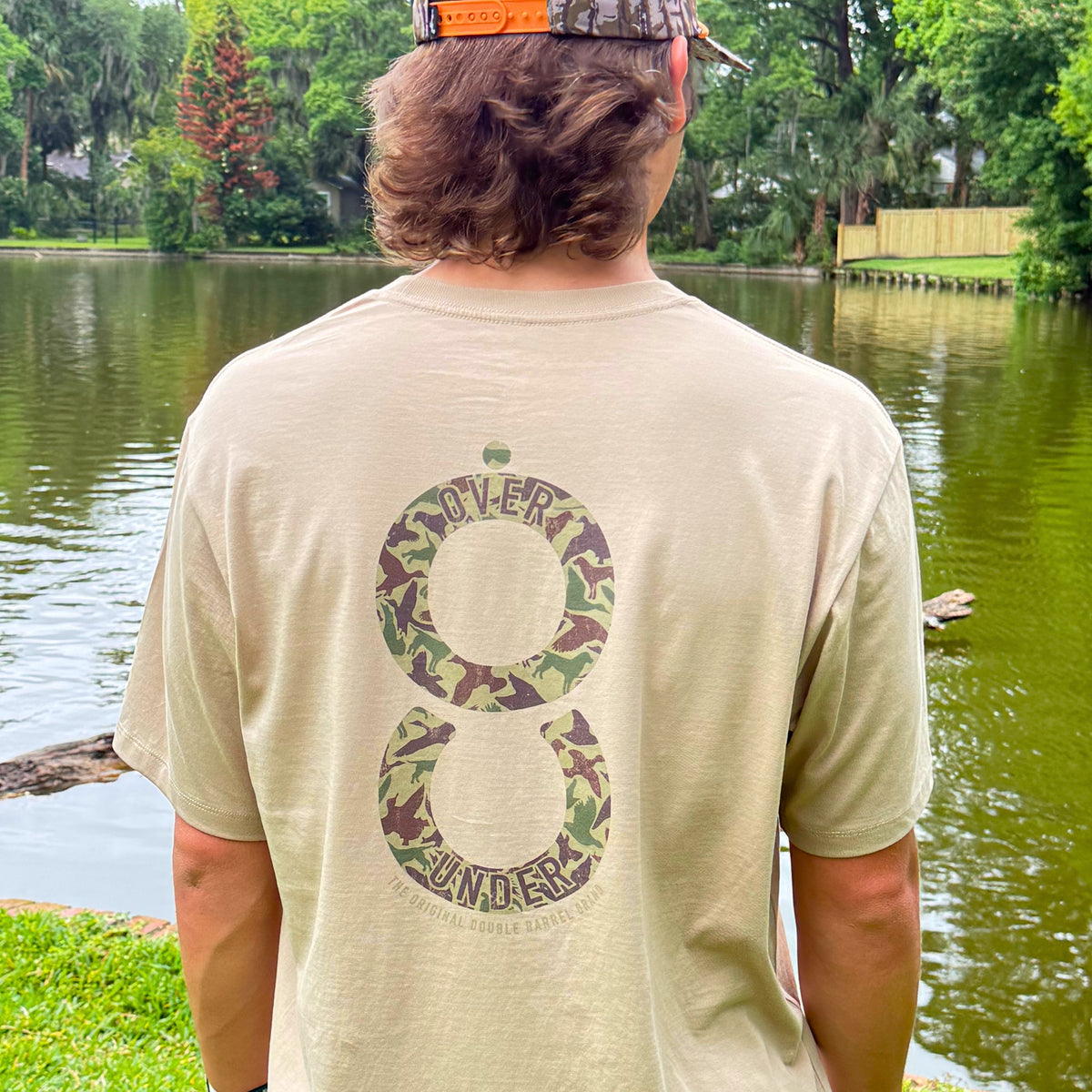 S/S Double Barrel Camo T-Shirt Khaki