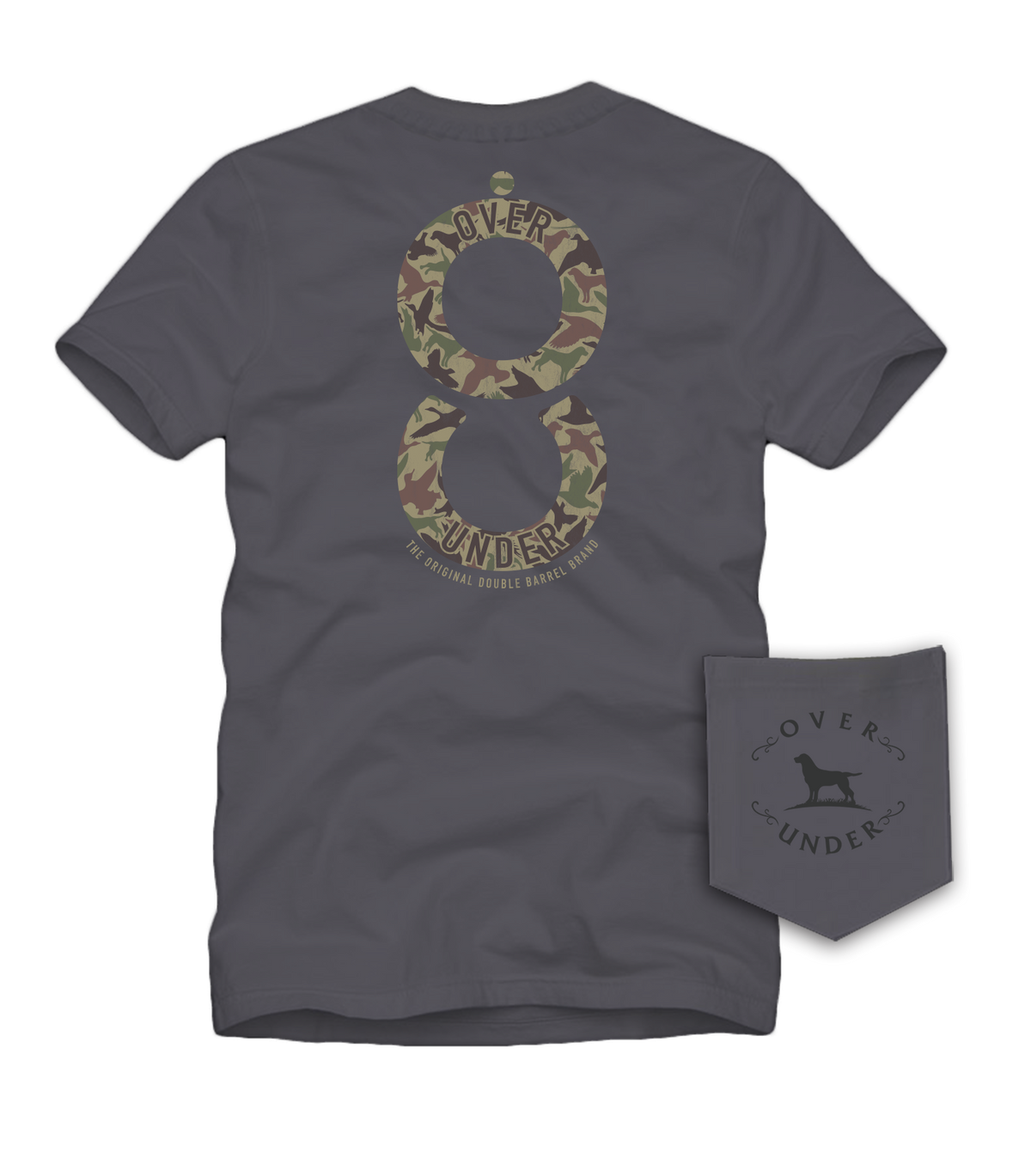 S/S Double Barrel Camo T-Shirt Gunpowder