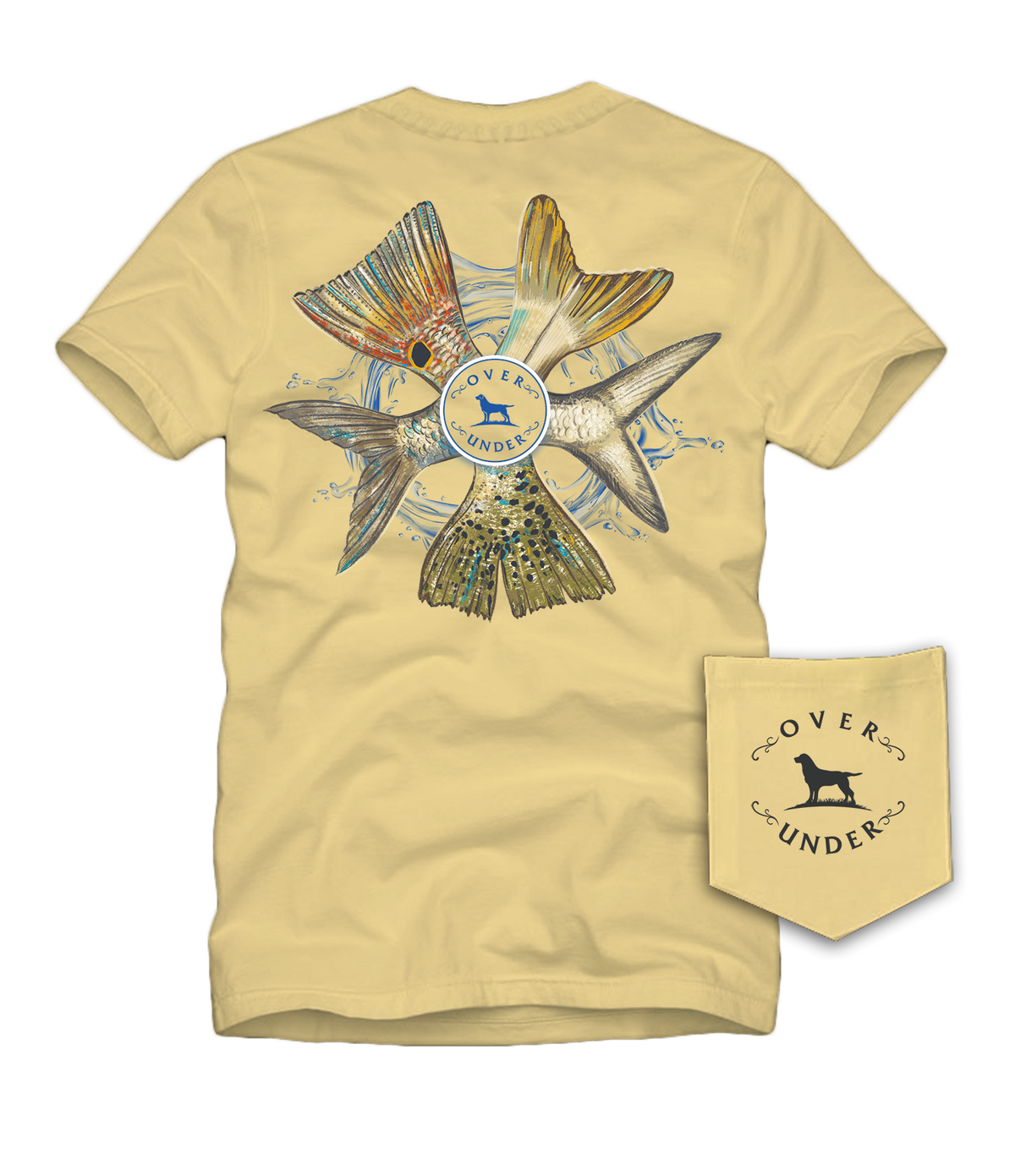 S/S Fish Ring T-Shirt Sunshine