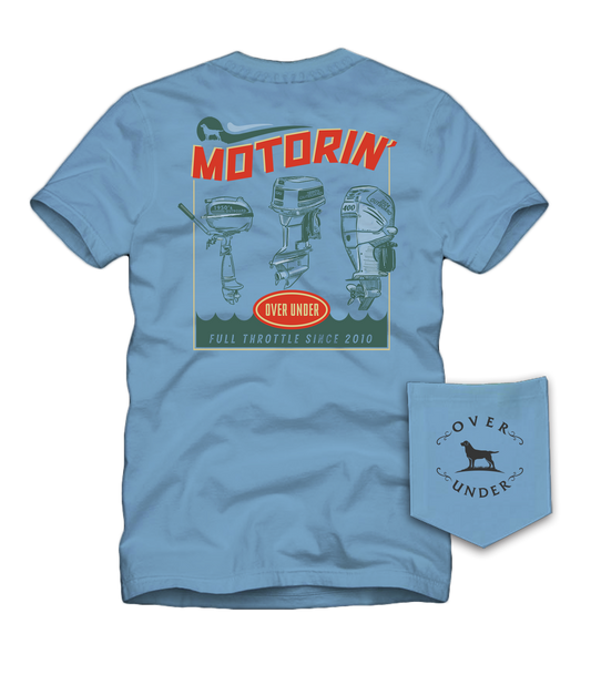 S/S Motorin' T-Shirt Azure