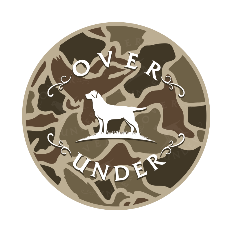Duck Camo Logo Sticker