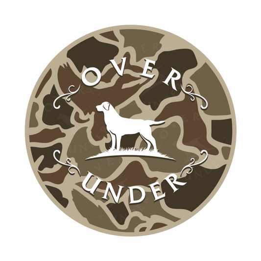 Duck Camo Logo Sticker