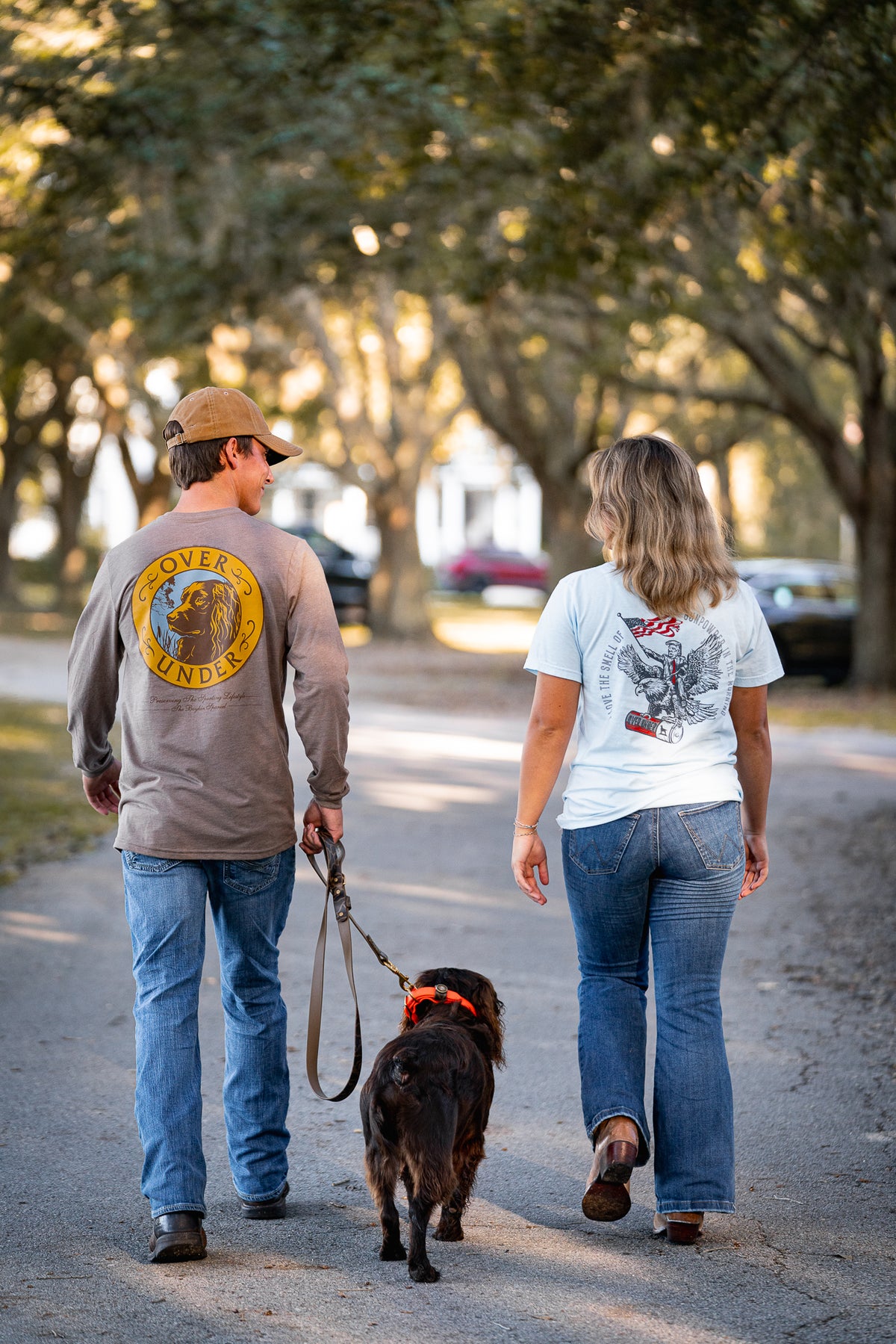 L/S Boykin Crest T-Shirt Driftwood