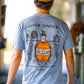 S/S Vintage Double Barrel Reserve T-Shirt Washed Denim
