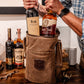 Waxed Canvas Bourbon & Wine Tote