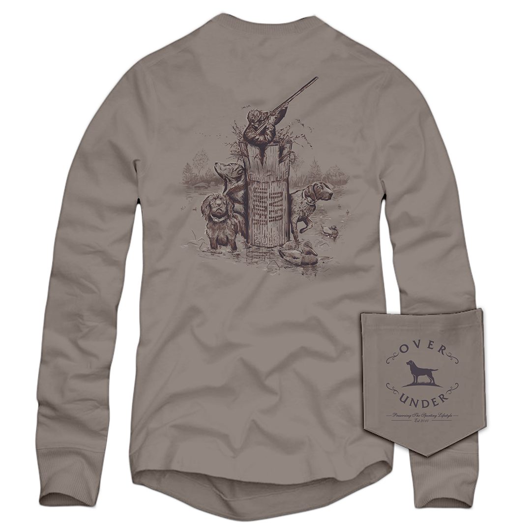 L/S Take 'Em T-Shirt Driftwood